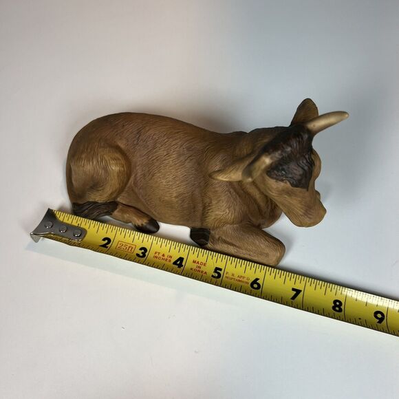 Kirkland Nativity Replacement Porcelain Sitting Bull Ox Set 75177 - Picture 5 of 5